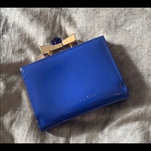 Ted Baker royal blue wallet 2.5x2.5